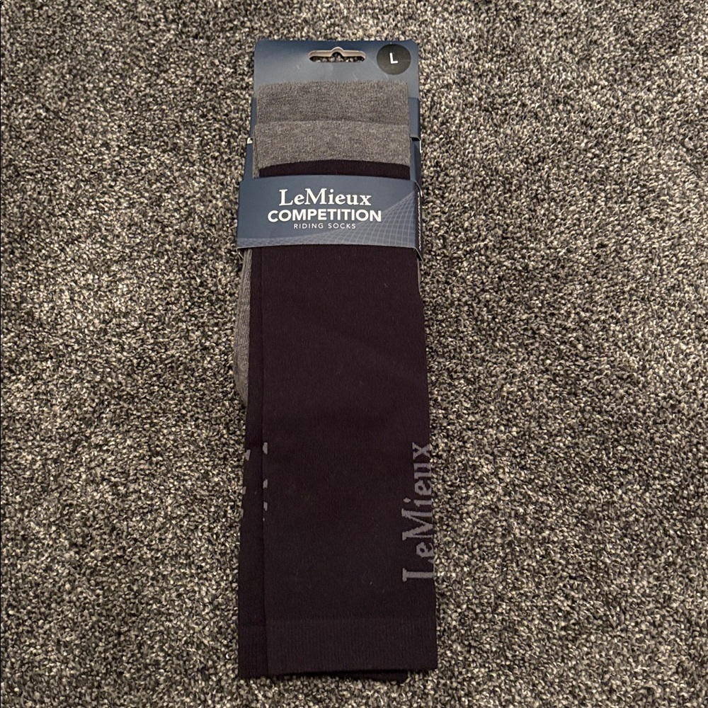 Lemieux women’s large - size 8-12 - horse riding equestrian socks. Two pack. NWT